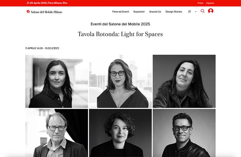 Tavola Rotonda: Light for Spaces