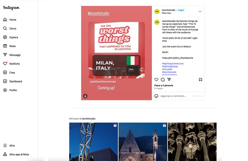 IALD Southern Europe: Multi-City Pecha Kucha Event